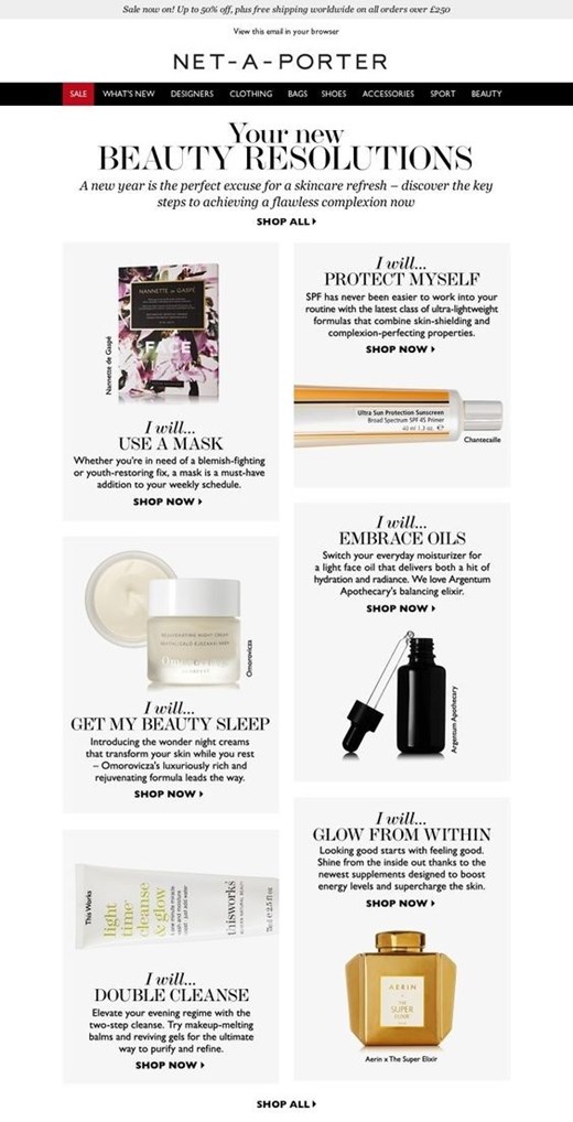 Net-A-Porter email